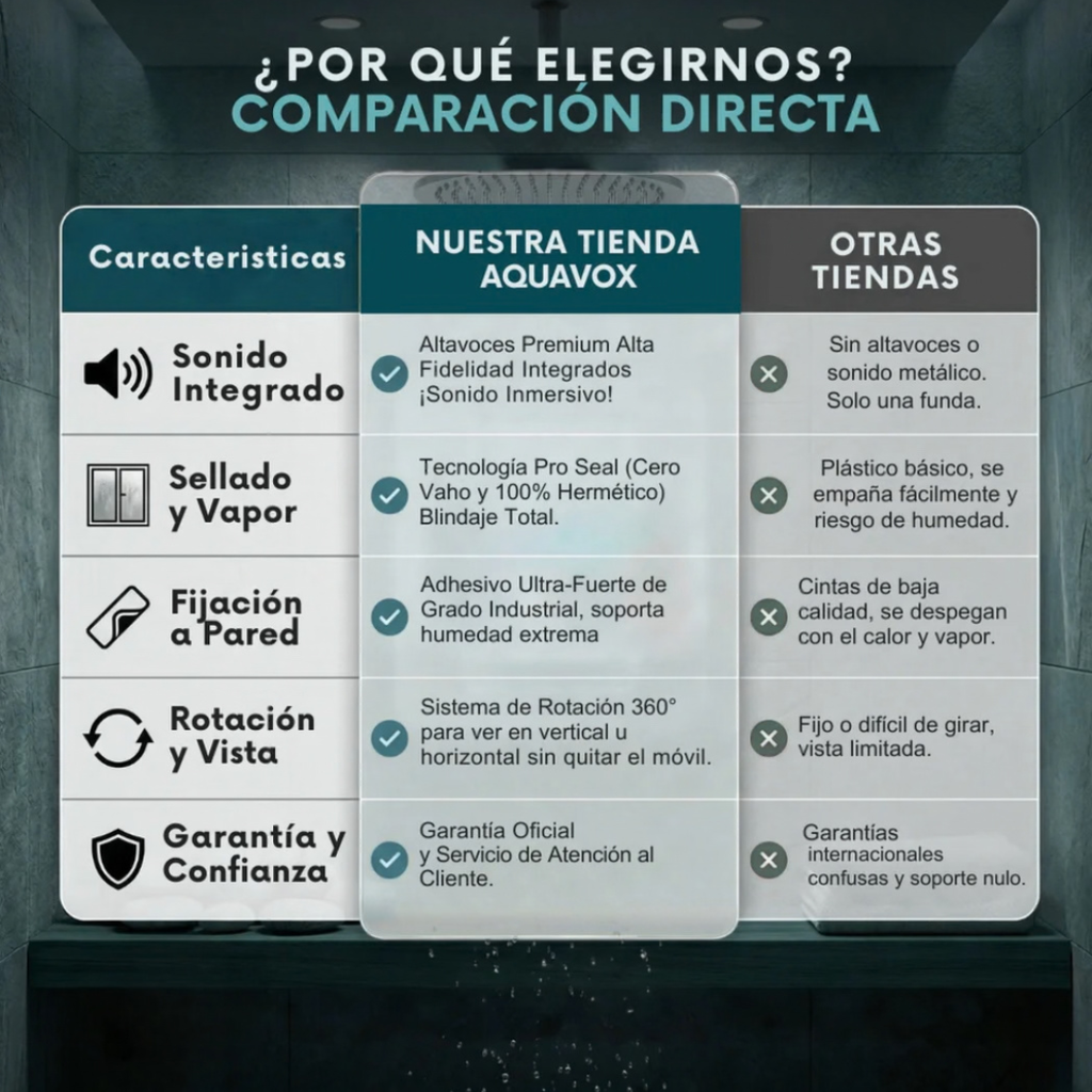 Funda móvil resistente al agua con bluetooth